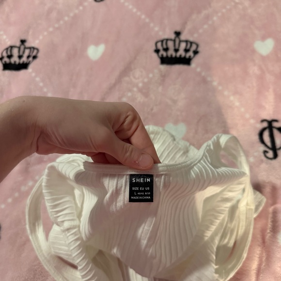 Shein Button Front Rib Knit Tank Top - Picture 4 of 4